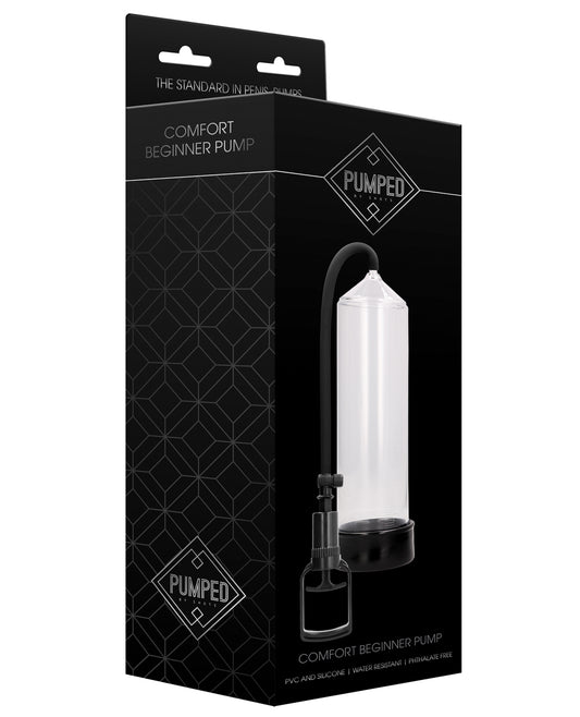 Pumped Penis Enhancement Pump with Clear Trigger Grip and Silicone Seal for Beginner Vacuum Pressure Control