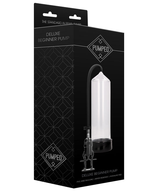Pumped Penis Enhancement Transparent Pump with Trigger Grip and Silicone Sleeve for Erectile Support