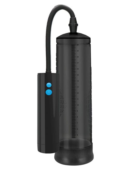 Pumped Penis Enhancement Pump Rechargeable with Silicone Sleeve and Free Cock Ring for Safe Enlargement