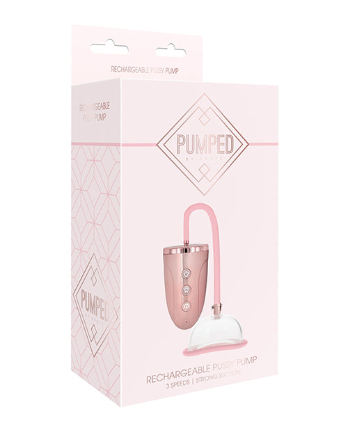 Pumped Stimulators Pussy Pump Set with Detachable Cylinder and Rechargeable Pump for Sensitive Clitoral Stimulation