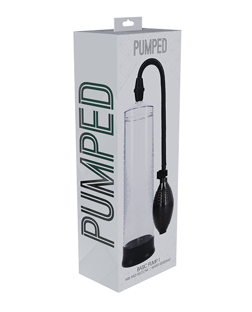 Shots Penis Enhancement Pump with Water Resistant Design and Translucent Cylinder for Reliable Performance