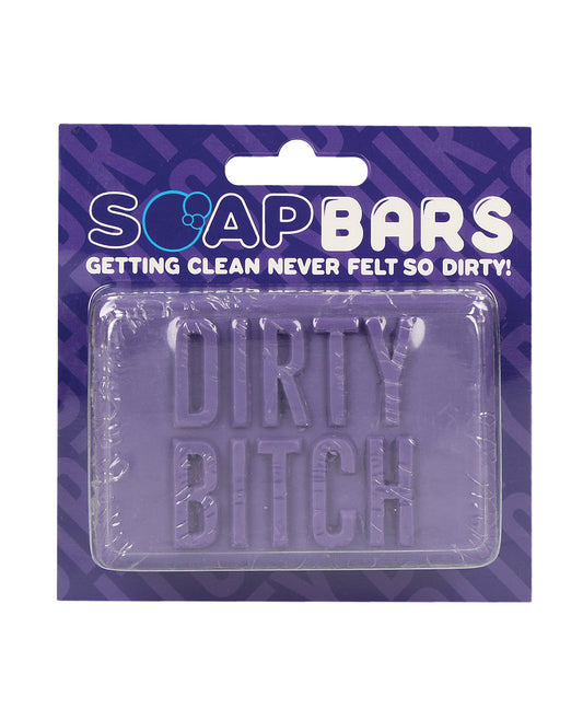 Shots Novelty Soap Bar purple, richly lathering, playful design for sensual shared shower experiences