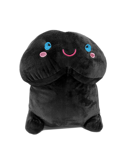Shots Novelty Plush Penis Ultra-Soft Cotton Black 12 Inch Plushie for Fun Party Gift