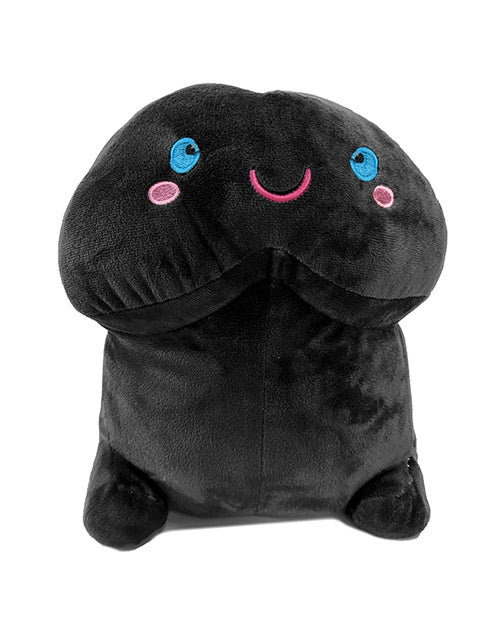 Shots Penis Plushie Novelty Soft Black Plush Toy with Large Size for Gag Gift or Humorous Decor