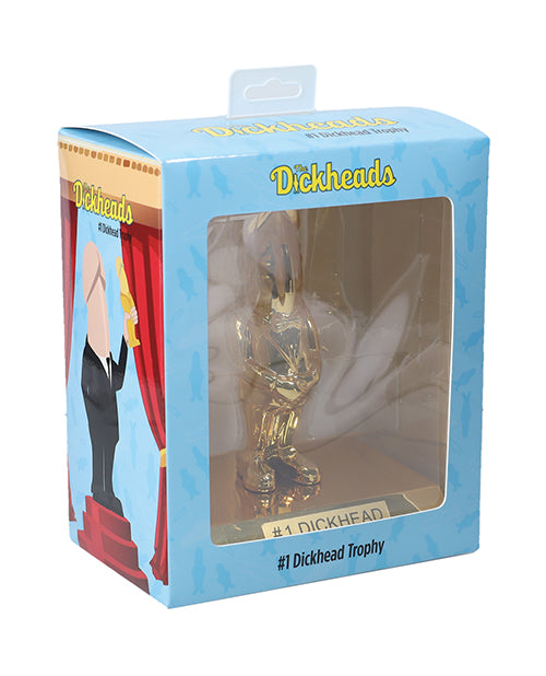 Shots Novelty Trophy Gold Award Engraved Number 1 Dickhead for Humorous Party Gifts