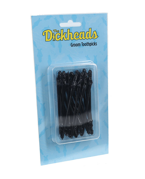 Shots Bachelorette Toothpicks Black Groom Design Novelty Party Supplies for Fun Entertaining