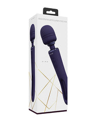 Vive Vibrator Double-Ended Flapping Tongue Vibrating Wand in Purple for Versatile Intimate Stimulation