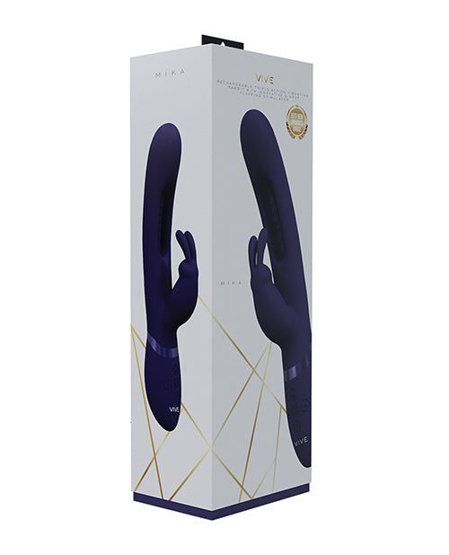 Vive Rabbit Vibrator with Flapping Tongue Triple Motor Design and Waterproof Feature for Dual Stimulation