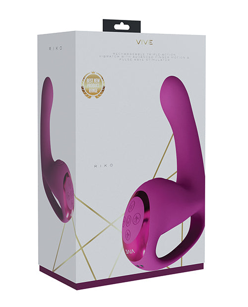 Vive Vibrator Triple-Motor Silicone Waterproof Rechargeable Design for G-Spot and Clitoral Stimulation