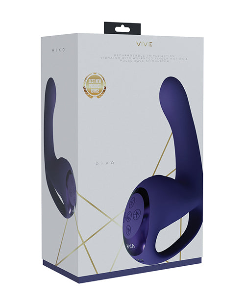 Vive Vibrator Triple Motor Pulse Wave Climax Button Waterproof for Intimate Stimulation