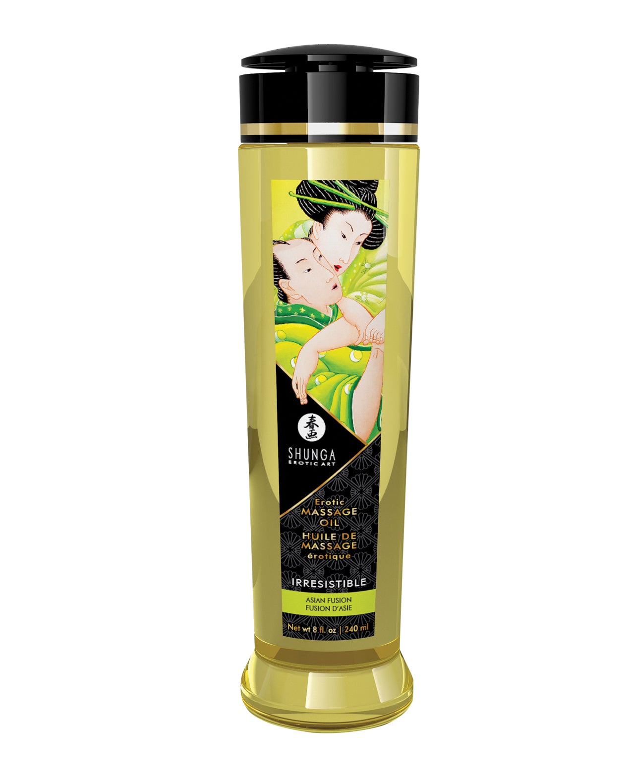 Shunga Massage Oil Natural Aromatic Formula Smooth Non-Greasy Texture for Relaxing Body Massage