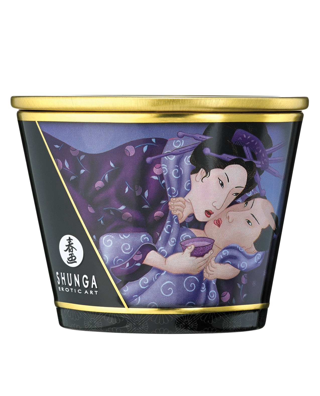 Soy-Based Massage Candle with Exotic Fruits Scent and Skin-Softening Oils