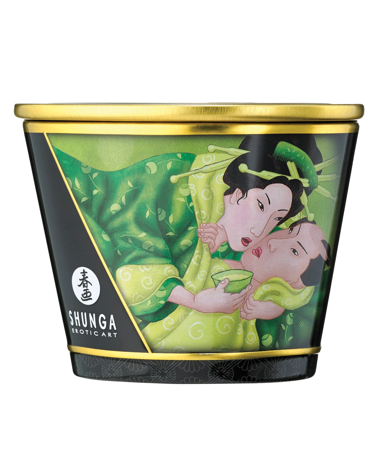 Shunga Zenitude Soy Massage Candle with Exotic Green Tea Aroma