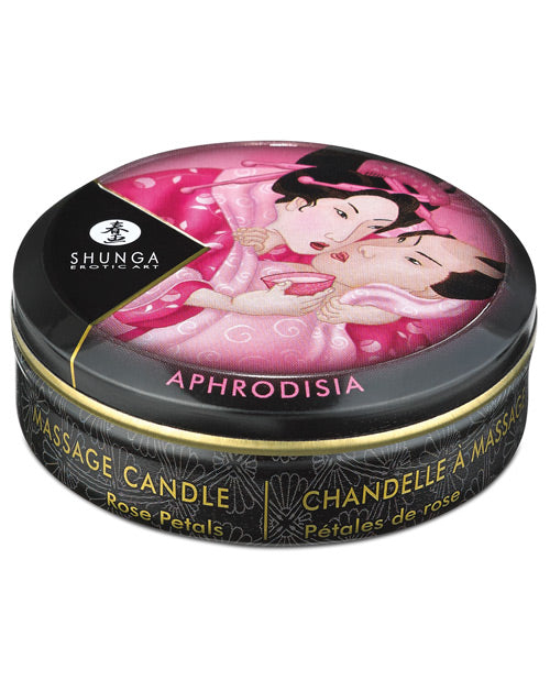 Aphrodisia Roses Mini Candlelight Massage Candle with Natural Oils