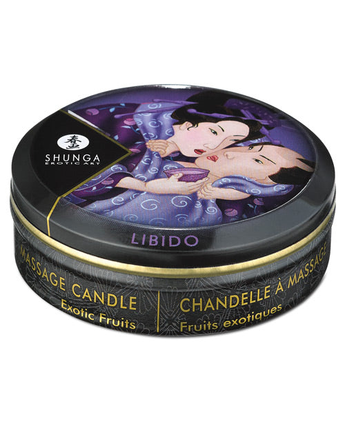 Exotic Fruits Soy-Based Massage Candle for Ambiance & Intimate Massage