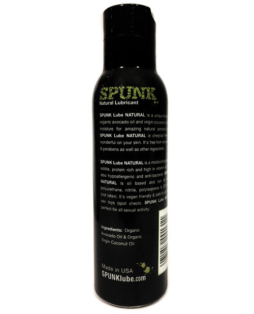 Spunk Natural Oil-Based Lube with Coconut & Avocado Oil – 4 oz