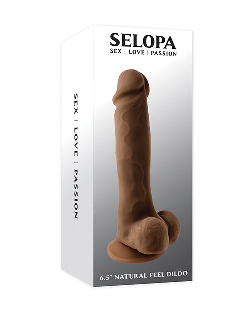 Selopa Dildo Dual-Layered Realistic Feel Suction Cup Base for Lifelike Stimulation