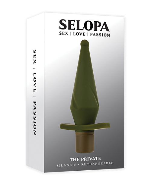 Selopa Anal Plug with Vibrating Ball-tip and Flexible Safety Base for Targeted Anal Stimulation