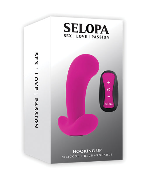 Selopa Anal Product Remote-Control Prostate Vibrator Curved Shaft for Targeted Stimulation