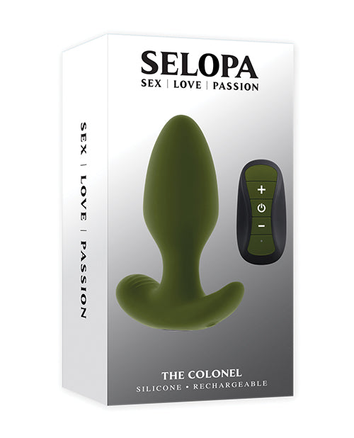 Selopa Anal Plug Vibrating Chunky Design with Remote Control for Smooth and Comfortable Anal Play