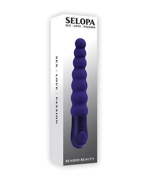 Selopa Vibrator Beaded Beauty Flexible Shaft Graduated Bulbs for Targeted Intimate Stimulation