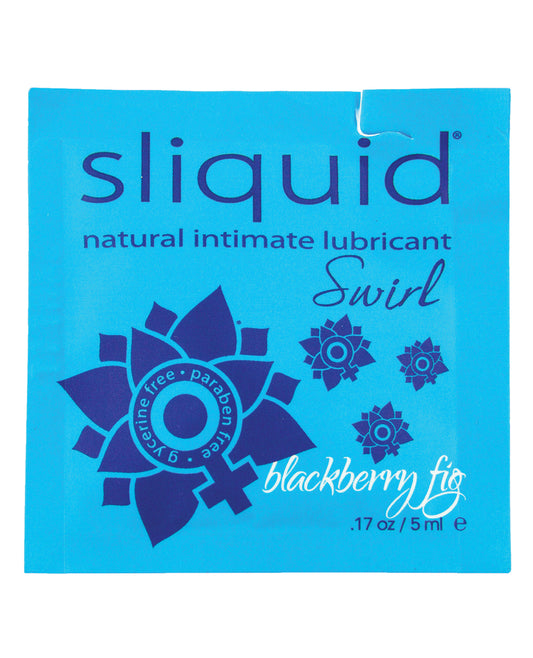 Sliquid Lubricant Pillow Water-Based Fig Flavor Glycerin-Free Vegan for Sensitive Skin