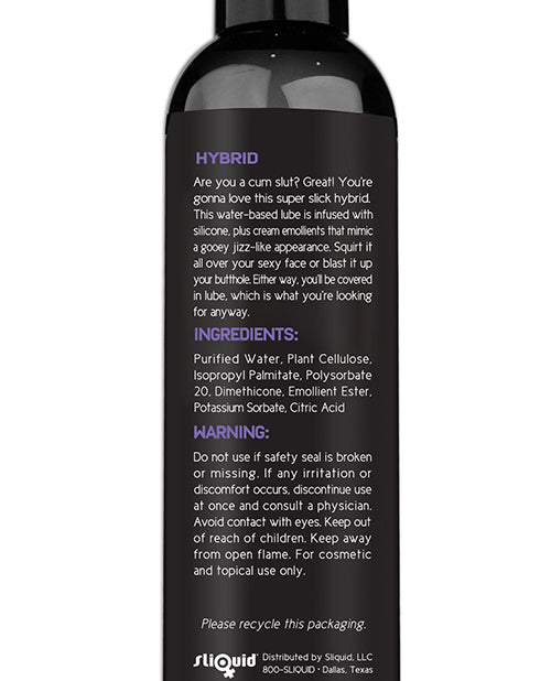 Silk Hybrid Personal Lubricant with 12% Silicone and Cream Emollients - 2 oz