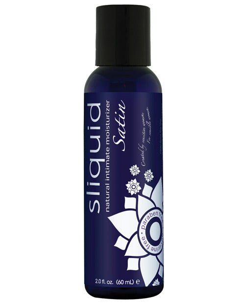 Sliquid Lubricants water-based Satin lubricant Aloe Vera and Carrageenan for natural daily intimate hydration