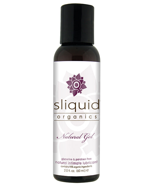 Sliquid Lubricant Natural Gel Aloe-Based Thick Formula with Organic Extracts for Sensitive Comfort