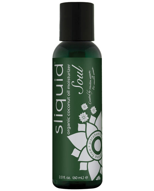 Sliquid Naturals Soul 2 oz Organic Coconut Oil Moisturizer