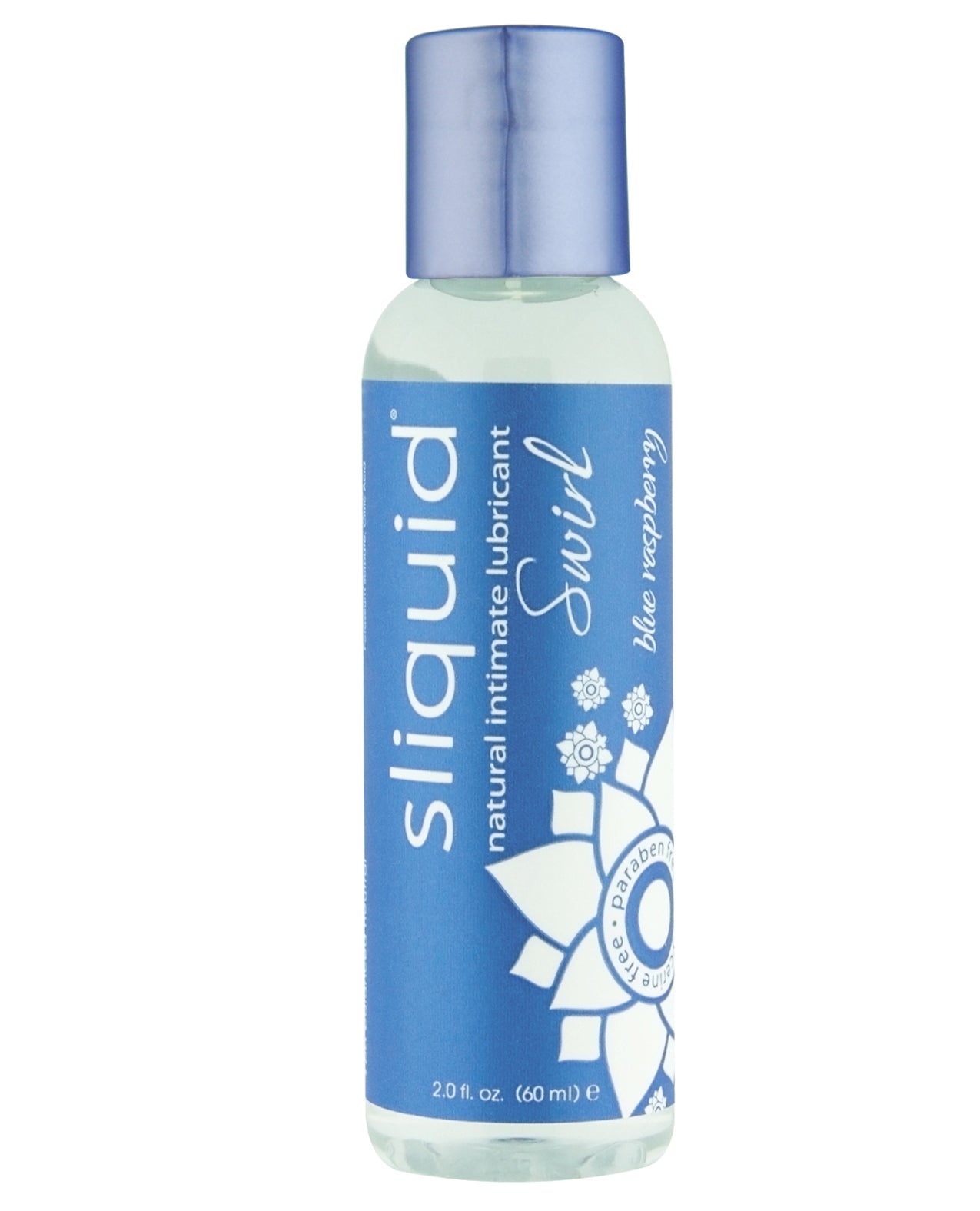 Sliquid Lubricant Flavored Blue Raspberry Water-Based Formula for Sensitive and Enhanced Intimacy