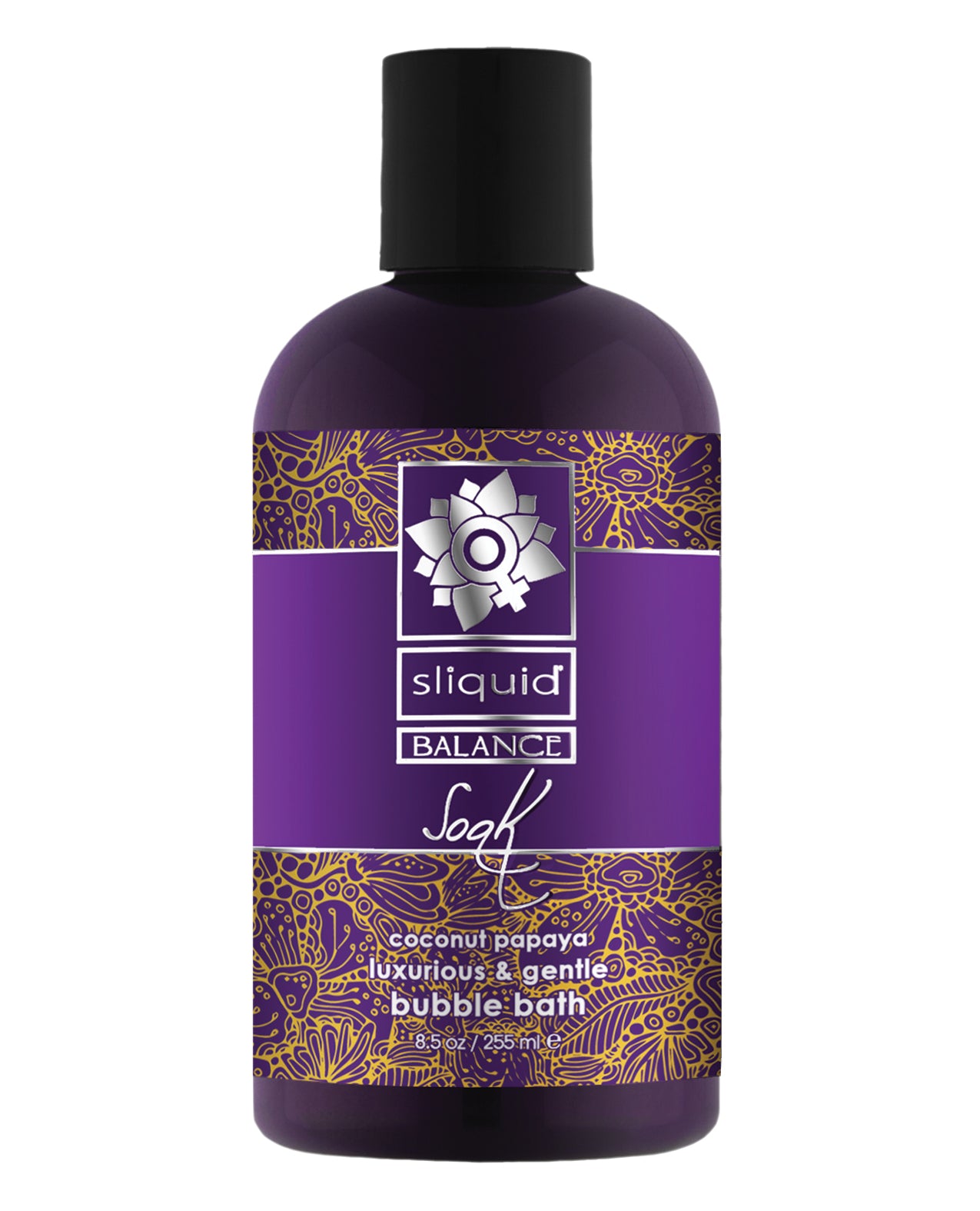 Sliquid Body & Bath Product Coconut Papaya Bath Soak with Natural Oils and Sea Salt for Gentle Moisturizing