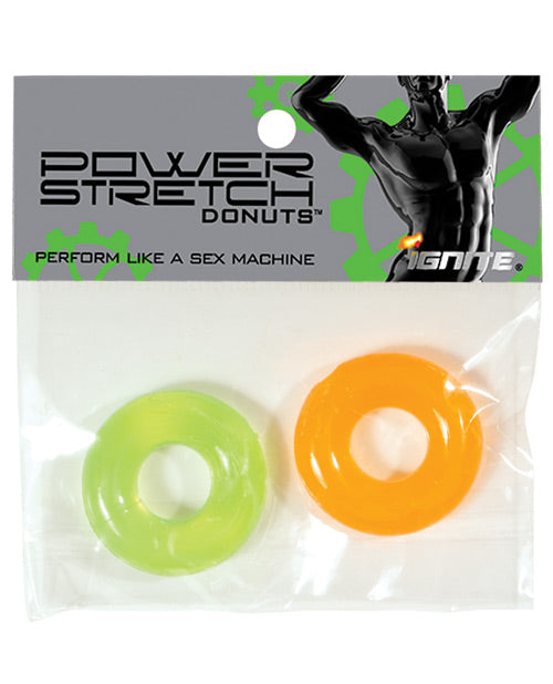 Ignite Penis Enhancement Donut Cock Rings Phthalate-Free TPE Elastic Design for Safe Comfortable Support