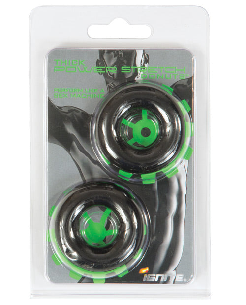 Ignite Penis Enhancement Thick Power Stretch Donuts Rubber Flexible Design for Improved Stamina