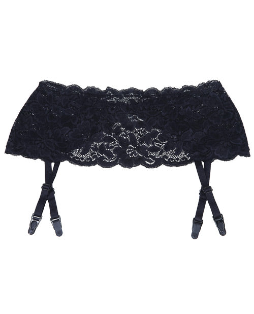 Shirley Of Hollywood Lingerie Garter Belt Stretch Lace Adjustable Garters for Comfortable Fit
