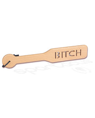 Spartacus Bondage Paddle Zelkova Wood with Unique Cutout for Controlled BDSM Spanking Play