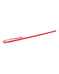 Spartacus Bondage Restraint Leather Wrapped Cane 24 Inch Red for Impact Play and Sensation Control