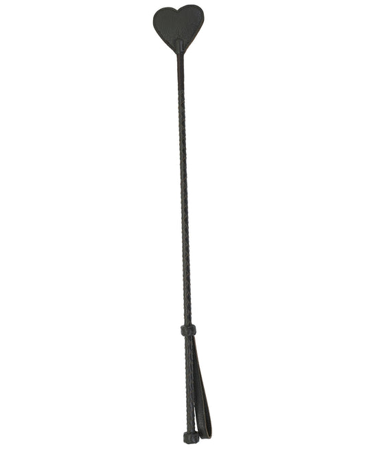 Spartacus Bondage Crop Heart-Shaped Brown Leather for Sensual Play and Precise Control