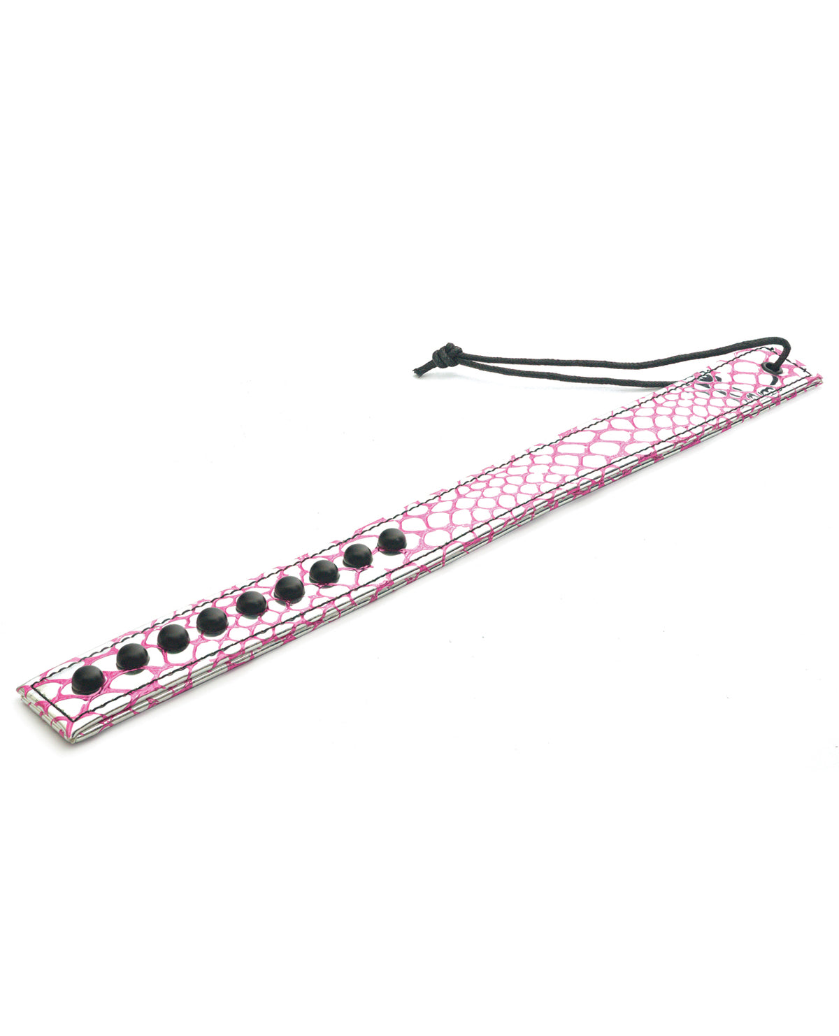 Spartacus Bondage Paddle Pink Faux Leather Ergonomic Handle for Impact Play and BDSM Scenes