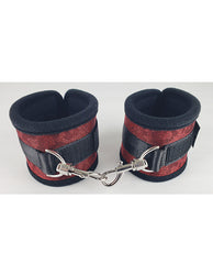 Spartacus Wrist Restraints Neoprene Adjustable Soft Padding Red Bondage for Comfortable Restraint Play