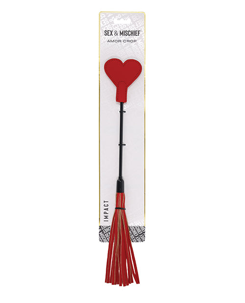 Sex and Mischief Amor Bondage Crop Dual Sensation Design Discreet Size for BDSM Play