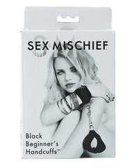 Sex and Mischief Bondage Handcuffs Soft Adjustable Velcro Snap Link for Comfortable Restraint