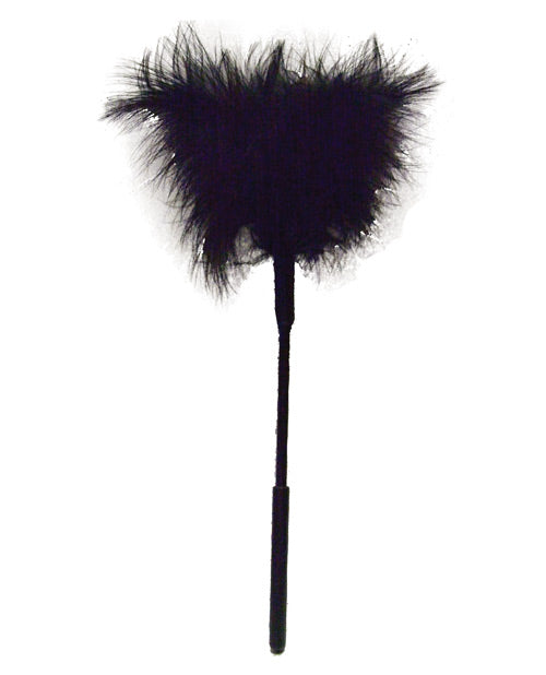 Sex and Mischief Bondage Blindfolds & Restraints Black Feather Tickler with Soft Turkey Feathers for Sensual Play