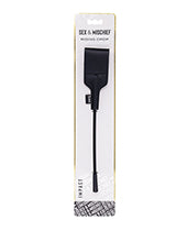 Sex & Mischief Riding Crop - Black