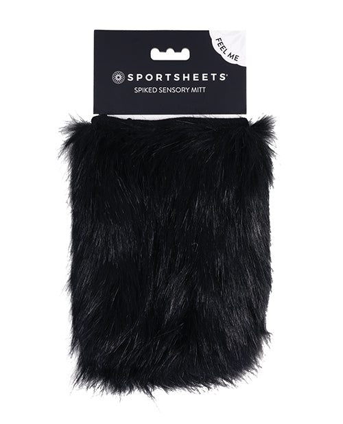 Sportsheets Bondage Mitt Faux Fur and Hidden Spikes for Sensory Play and Couples Bondage