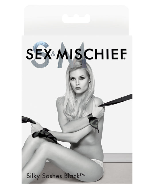 Sex and Mischief Bondage Blindfolds & Restraints Silky Polyester Soft Versatile Design for Comfortable Sensation Play