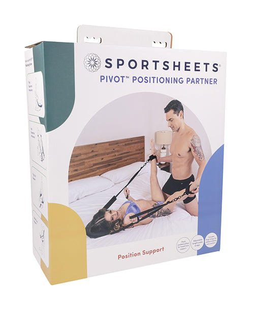 Pivot Position Aid with Flat Support Pillow Adjustable Ankle and Thigh Restraints for Comfortable Positioning