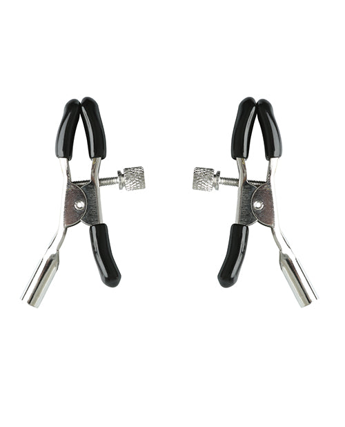 Sexperiments Adjustable Nipple Clamps with Rubber Tips