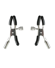 Sexperiments Adjustable Nipple Clamps with Rubber Tips