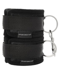 Sportsheets Black Soft Wrist Cuffs with Ultra-Soft Lining